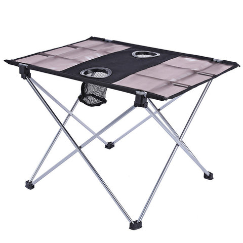 Foldable Table With Bottle Hole
